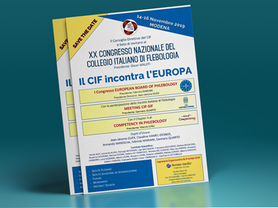 SAVE the DATE: XX Congresso Nazionale del Collegio Italiano di Flebologia.